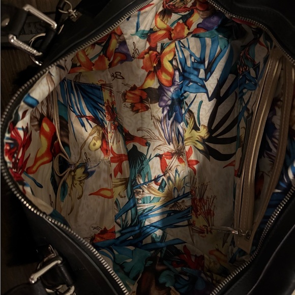 Sharif Black Mini Duffel Bag - Picture 5 of 6